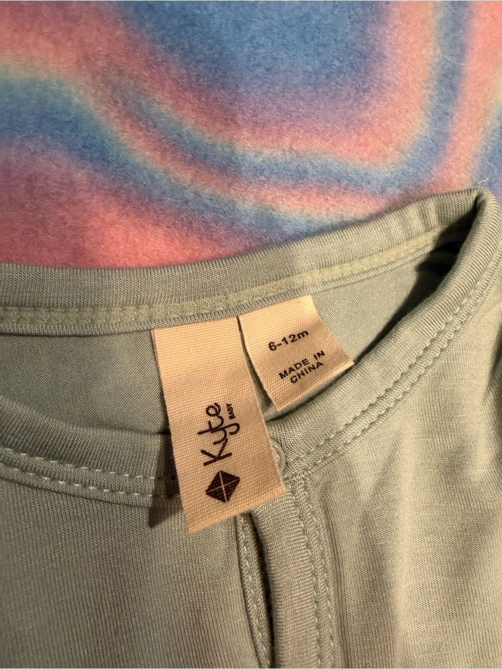 Kyte BABY Sage Green Long Sleeve One-Piece - Picture 4 of 13